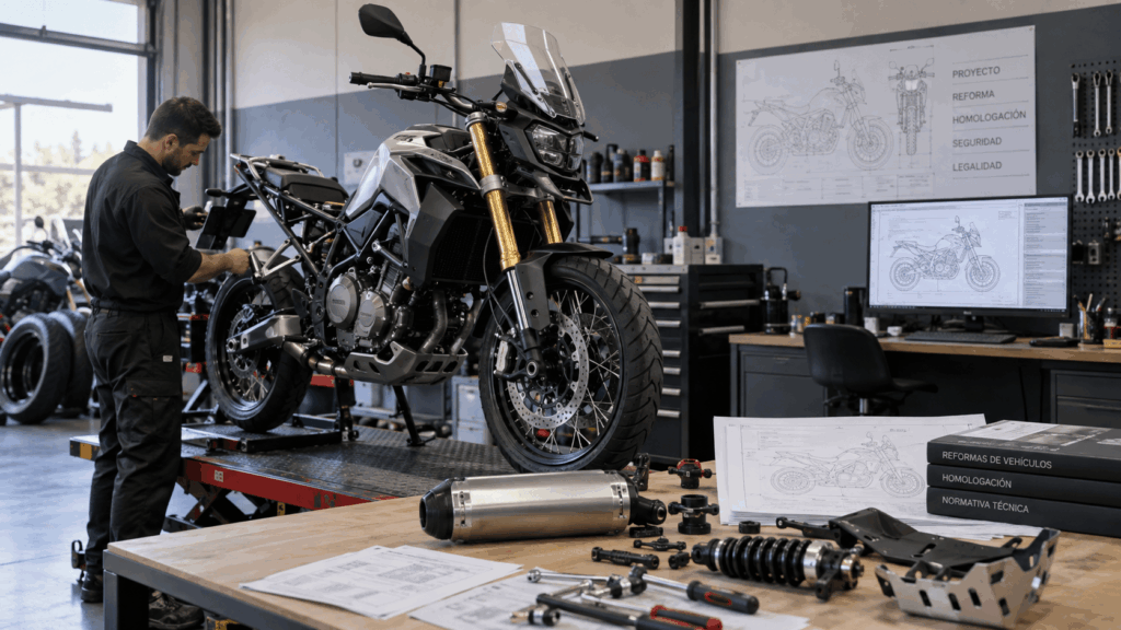 homologación de motos