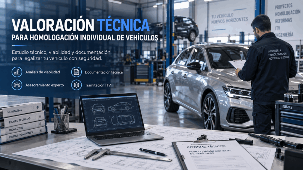 homologación individual de vehículos